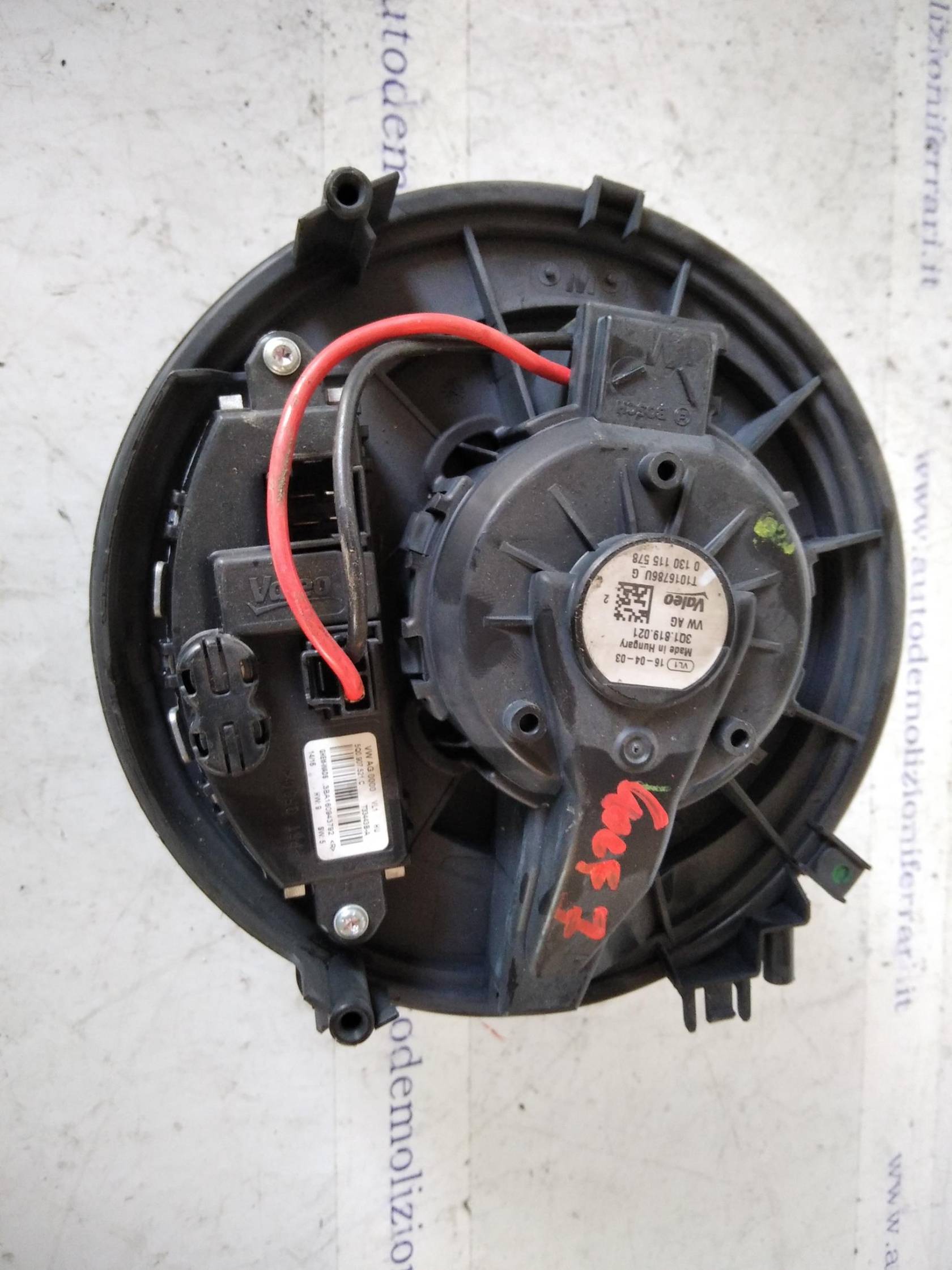 Motorino ventilazione abitacolo